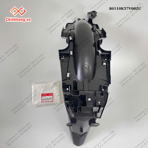 Bộ chắn bùn sau-BỘ NHỰA WAVE BLADE SỐ TRẮNG ĐEN THƯỜNG