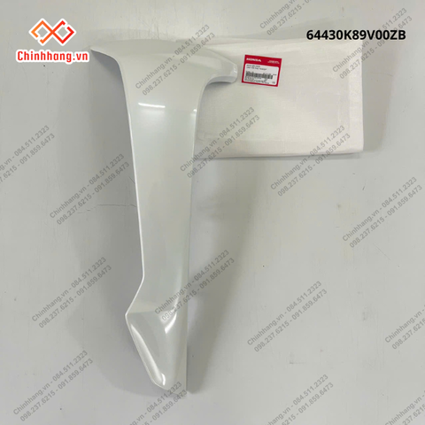 Cánh yếm phải *NHB55P*-Bộ nhựa Wave Alpha 110cc năm 2023 Trắng bạc