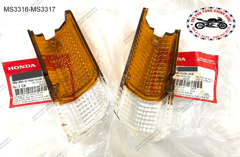 Bộ nắp đèn xi nhan trước DREAM 100cc đời đầu