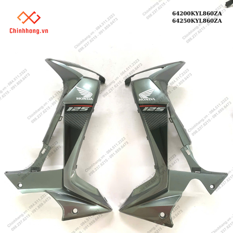 CẶP ỐP YẾM-BỘ NHỰA FUTURE X 2010 MÀU XÁM