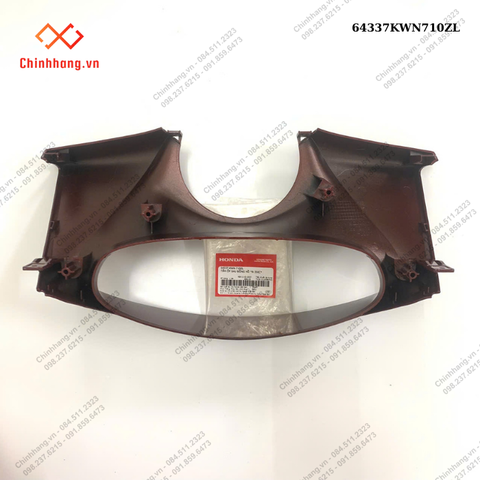 Tấm ốp sau đồng hồ *R-350C*-BỘ NHỰA PCX-2012- màu NÂU ĐEN