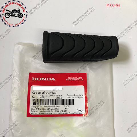 1 Cặp Cao su để chân sau Ws110-RSX110-RS110-Fu125-Vision