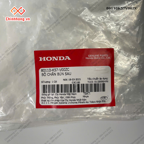 Bộ chắn bùn sau-BỘ NHỰA WAVE BLADE SỐ TRẮNG ĐEN THƯỜNG