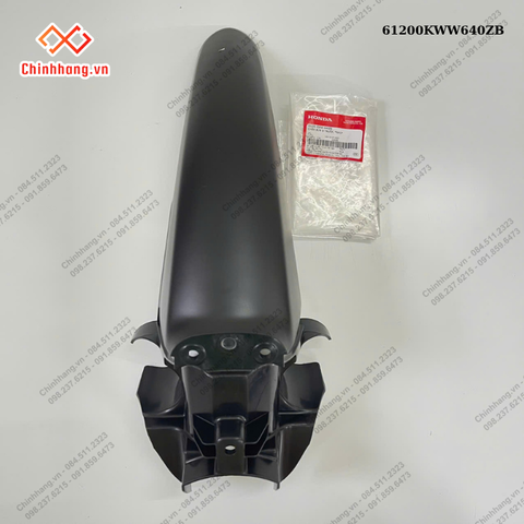 Chắn bùn B trước *NH1*-BỘ NHỰA WAVE BLADE SỐ TRẮNG ĐEN THƯỜNG