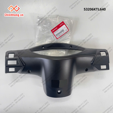 Nắp sau tay lái-Bộ nhựa Wave Alpha 2016 xanh nhạt