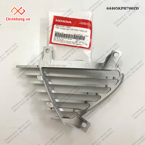 Tấm thông gió yếm phải *NH411M-BỘ NHỰA FUTURE Neo 125-2005- màu đỏ đậm
