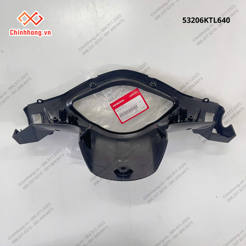 Nắp sau tay lái-Bộ nhựa Wave Alpha 2016 xanh nhạt