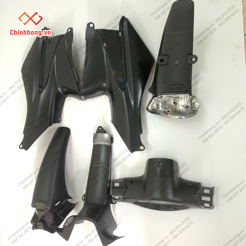 BỘ NHỰA NHÁM WAVE S 100 2008 MÀU ĐEN