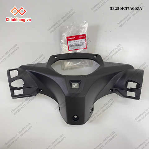 Bộ ốp nhựa sau tay lái *NH1*-BỘ NHỰA WAVE BLADE SỐ TRẮNG ĐEN THƯỜNG