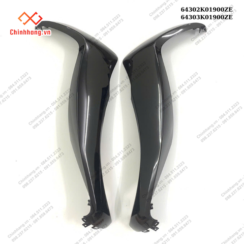 BỘ Nắp trên ốp trước trái,phải *NH-B25-BỘ NHỰA SH 150-2012 MÀU ĐEN