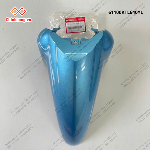 Chắn bùn A trước *B203M*-Bộ nhựa Wave Alpha 2016 xanh nhạt