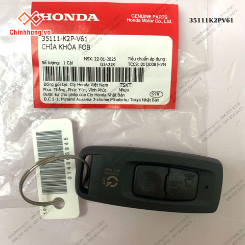 Chìa khóa FOB HONDA AB 2023 / 2024 Winner (2020, 2021)