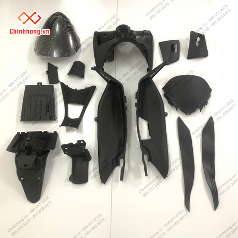 BỘ NHỰA ĐEN NHÁM-BỘ NHỰA PCX-2012- màu NÂU ĐEN