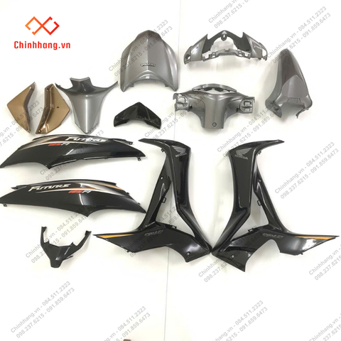 BỘ NHỰA MÀU BÓNG-BỘ NHỰA Future 125-2011- màu đen