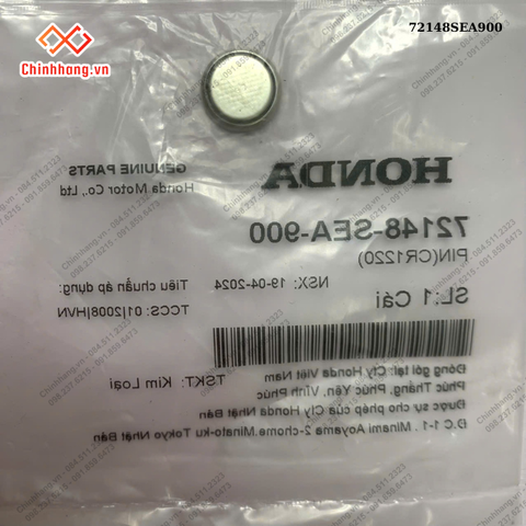 PIN(CR1220) Pin remote tìm xe Air Blade AB 2011-2017, SHmode 2013-2018, SH 2013-2016