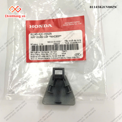 Nắp khẩn cấp *NHC60P*-BỘ NHỰA Vision 2023 phiên bản thể thao,Màu Xám Xi Măng Đen