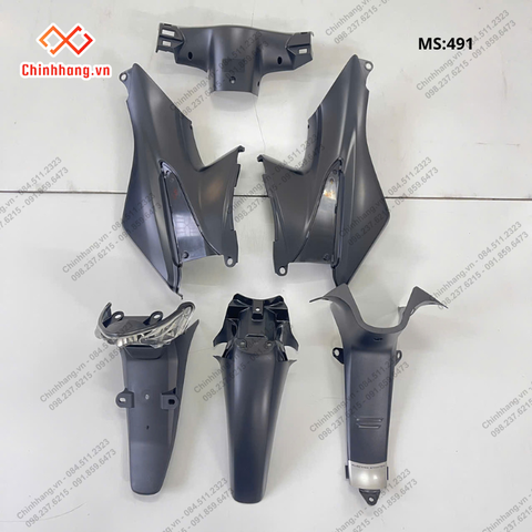 Bộ nhựa đen nhám-Bộ nhựa Wave Alpha 2016 xanh nhạt