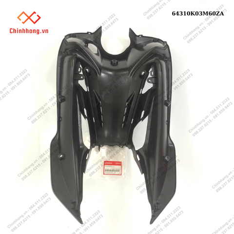 Ốp ống yếm chính NH1-BỘ NHỰA WAVE 110 RSX 2023 ĐỎ ĐEN