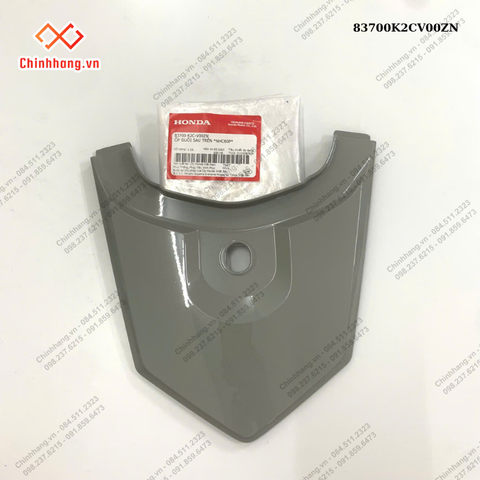 Ốp đuôi sau trên *NHC60P*-BỘ NHỰA Vision 2023 phiên bản thể thao,Màu Xám Xi Măng Đen