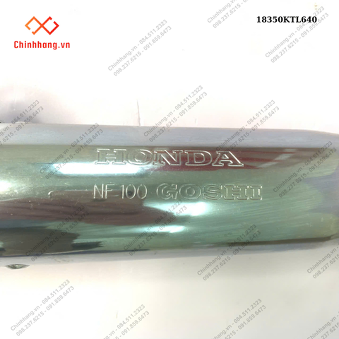 Ống xả HONDA WAVE RS100, S100, A100 "Không tai"