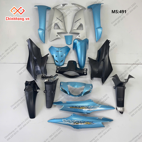 Bộ nhựa Wave Alpha 2016 xanh nhạt