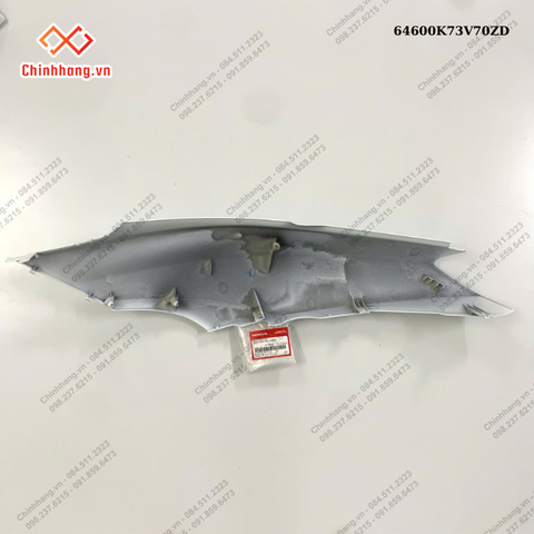 Bộ ốp sườn phải *NHB55P*-Bộ nhựa Future 125-2019 màu trắng