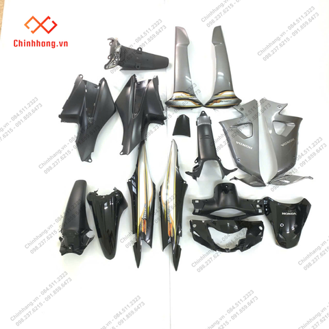 BỘ NHỰA WAVE S100 2008 MÀU ĐEN