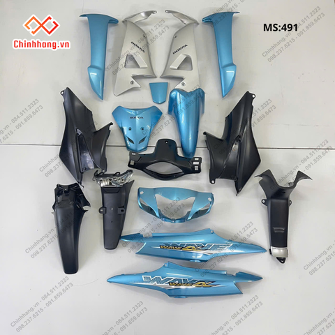 Bộ nhựa Wave Alpha 2016 xanh nhạt