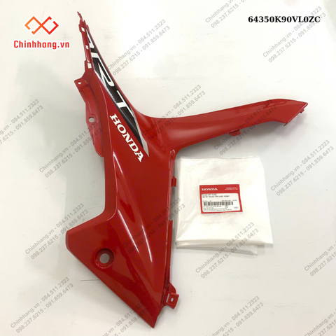 Bộ ốp trung tâm phải *R389*-BỘ NHỰA WAVE 110 RSX 2023 ĐỎ ĐEN ĐĨA