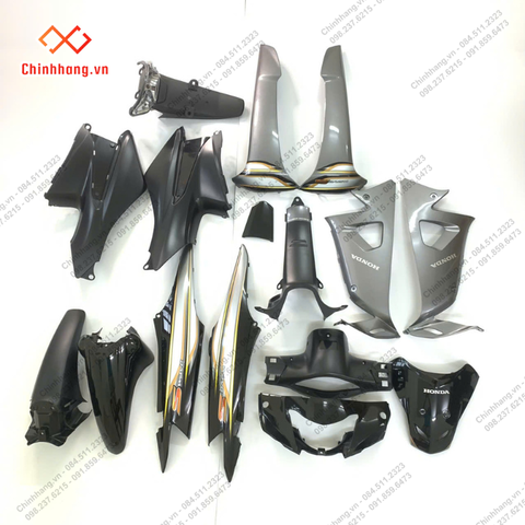 BỘ NHỰA WAVE S100 2008 MÀU ĐEN