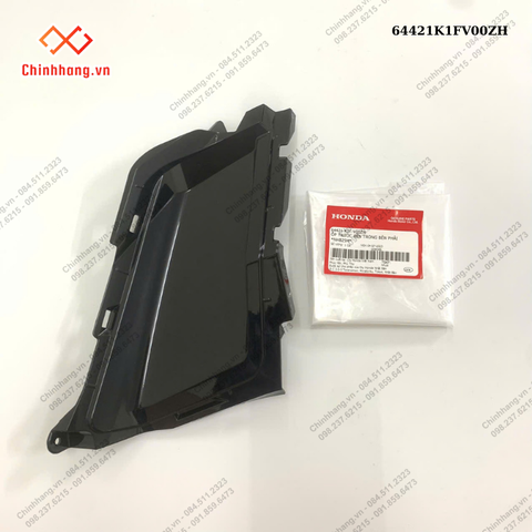 Ốp trước bên trong bên phải *NHB25M*-BỘ NHỰA ABL160 BẢN ĐẶC BIỆT-XANH XÁM ĐEN-2022