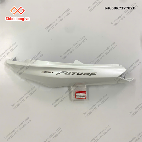 Bộ ốp sườn trái *NHB55P*-Bộ nhựa Future 125-2019 màu trắng