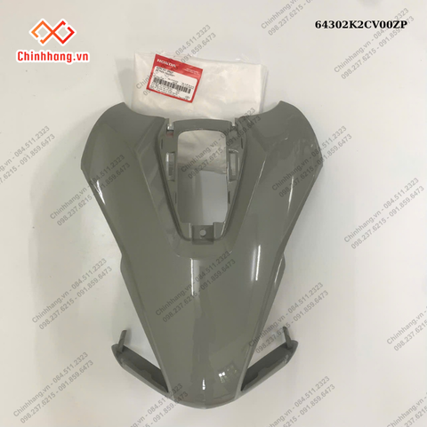 Ốp trên *NHC60P*-BỘ NHỰA Vision 2023 phiên bản thể thao,Màu Xám Xi Măng Đen