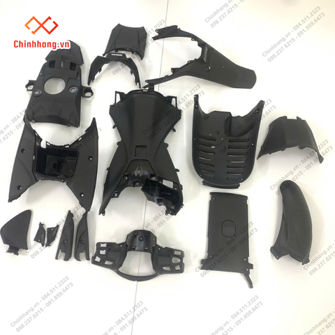 BỘ NHỰA ĐEN NHÁM-BỘ NHỰA SH 150-2012 MÀU ĐEN