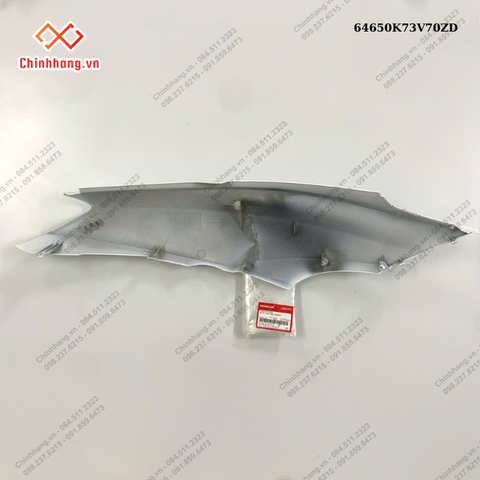 Bộ ốp sườn trái *NHB55P*-Bộ nhựa Future 125-2019 màu trắng