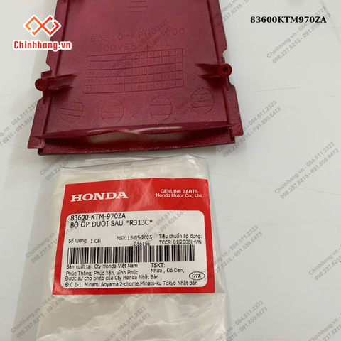Bộ ốp đuôi sau *R313C*-BỘ NHỰA FUTURE Neo 125-2005- màu đỏ đậm