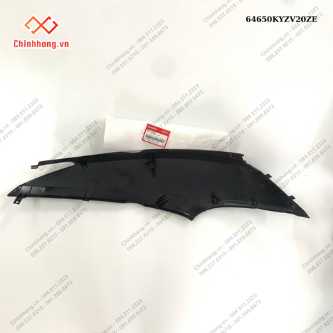 Bộ ốp sườn trái *NHB25*-BỘ NHỰA Future 125-2011-màu đen