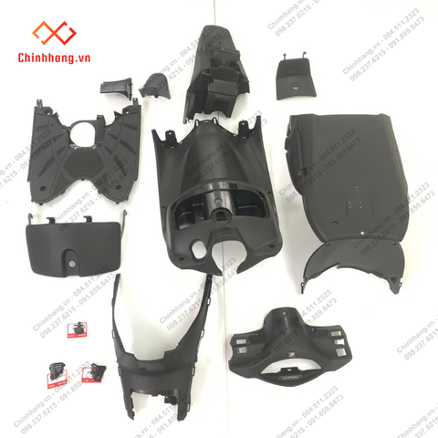 BỘ NHỰA NHÁM ĐEN-BỘ NHỰA Lead 110-2010,màu đỏ tươi