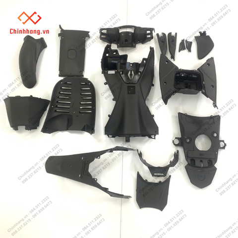 BỘ NHỰA ĐEN NHÁM-BỘ NHỰA SH 150-2012 MÀU ĐEN