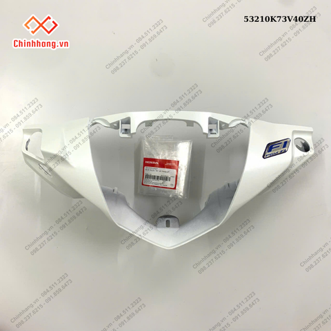 Bộ ốp trước tay lái *NHB55P*-Bộ nhựa Future 125-2019 màu trắng