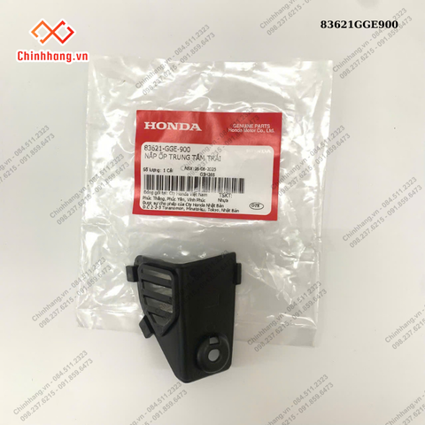 Nắp ốp trung tâm trái-BỘ NHỰA Lead 110-2010,màu đỏ tươi