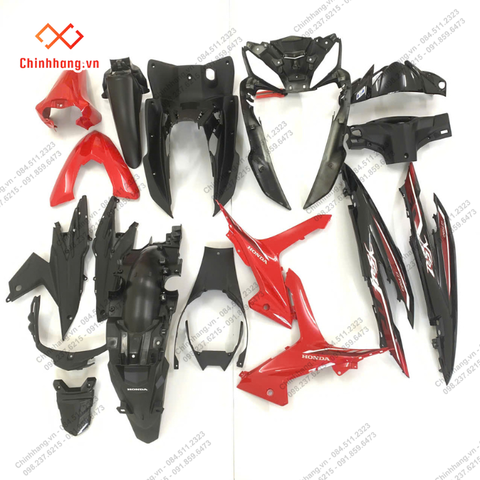 BỘ NHỰA WAVE 110 RSX 2023 ĐỎ ĐEN