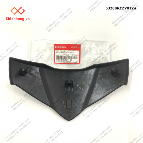 Bộ ốp trên nắp trước tay lái-BỘ NHỰA Future 125-2011-màu đen