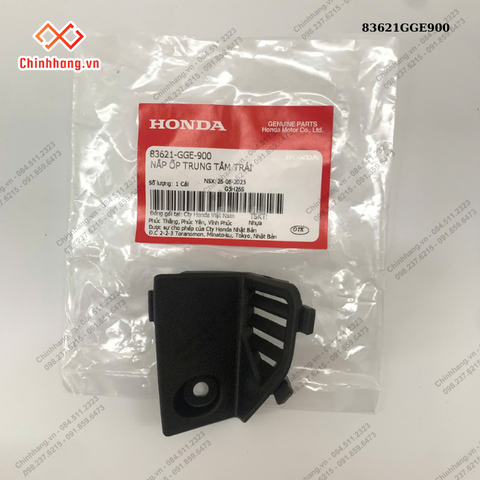 Nắp ốp trung tâm trái-BỘ NHỰA Lead 110-2010,màu đỏ tươi