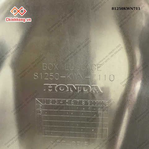 Hộp chưa đồ HONDA PCX 125