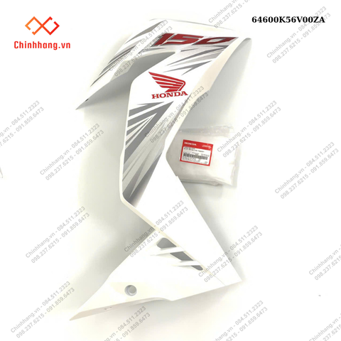 Bộ ốp yếm sau phải *NHB35P*-BỘ NHỰA WINNER THƯỜNG V1 MÀU TRẮNG