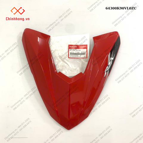 Bộ ốp trước trên *R389*-BỘ NHỰA WAVE 110 RSX 2023 ĐỎ ĐEN ĐĨA