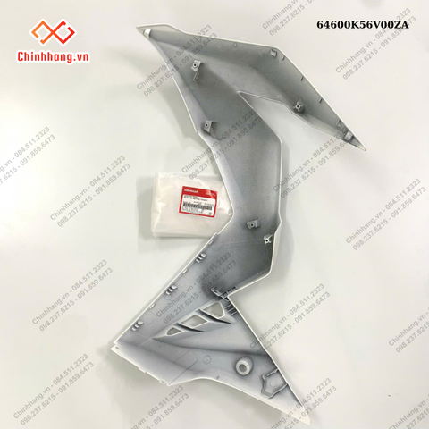 Bộ ốp yếm sau phải *NHB35P*-BỘ NHỰA WINNER THƯỜNG V1 MÀU TRẮNG