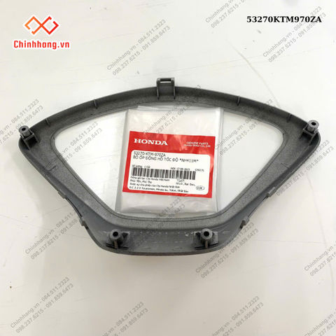 Bộ ốp đồng hồ tốc độ *NH411M*-BỘ NHỰA FUTURE Neo 125-2005- màu đỏ đậm