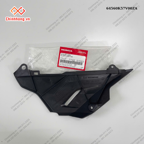 Ốp dưới sườn phải-BỘ NHỰA WAVE BLADE SỐ TRẮNG ĐEN THƯỜNG